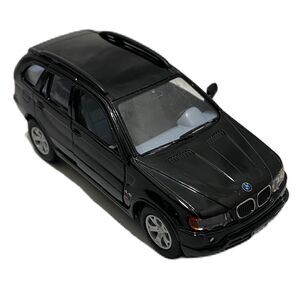 Black BMW X5 Die Cast Car Midsize Luxury SUV Black 1/72 Scale Kinsmart LLC